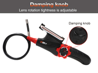 Caméra d'inspection moteur pour réparation automobile, caméra vidéo endoscopique pour égouts, pour téléphone Android, tube flexible de 8,5 mm avec zoom