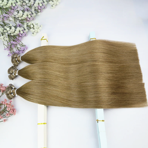 Estensioni di Capelli Umani Vergini 100% Remy con Punte Piatte a Doppia Trama Russa, Prezzo di Fabbrica 2026 - Product Image 2