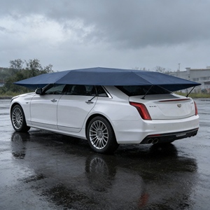 Pare-soleil de <span class=keywords><strong>voiture</strong></span> portable de haute qualité, housse de <span class=keywords><strong>voiture</strong></span> imperméable avec protection UV pour <span class=keywords><strong>abri</strong></span> de stationnement extérieur - Product Image 1