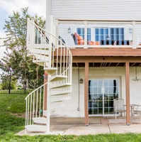 CBMMart Offre Spéciale Escalier en colimaçon Escalier rond d'occasion Escalier en colimaçon extérieur pour maison et villa