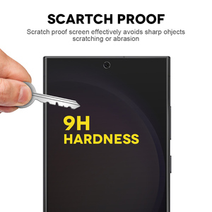 Verre trempé anti-espion pour <span class=keywords><strong>Samsung</strong></span> S24Ultra S23/<span class=keywords><strong>S22</strong></span> <span class=keywords><strong>Ultra</strong></span> déverrouillage par empreinte digitale protecteur d'écran à colle S24U verre de confidentialité - Product Image 4