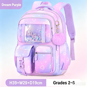 4‑in‑1 Princess Girls <b>Backpack</b> Set Large Capacity Waterproof <b>School</b> Bag for Elementary Kids - Product Image 2