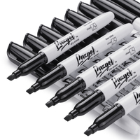 Stylo marqueur effaçable à sec noir 96 à faible odeur pour tableau blanc pour la rentrée scolaire, le bureau ou la maison