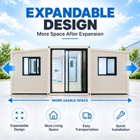 Maison Modulaire Conteneurisée Pliante à Double Aile en Acier Durable avec Cuisine – Vente Chaude