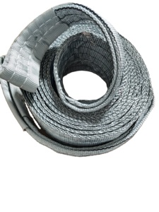 Correa Plana <span class=keywords><strong>de</strong></span> Poliéster Resistente y Duradera, <span class=keywords><strong>de</strong></span> Alta Resistencia a la Abrasión, para Elevación y <span class=keywords><strong>Amarre</strong></span> Marino, 4T1M - Product Image 6