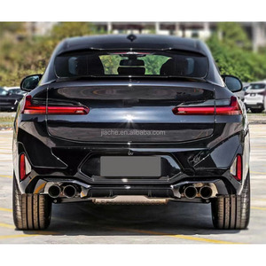 Difusor de Labio de Parachoques Trasero Negro Brillante ABS con Cuatro Puntas de Escape para <span class=keywords><strong>BMW</strong></span> <span class=keywords><strong>X4</strong></span> G02 <span class=keywords><strong>M</strong></span> <span class=keywords><strong>Sport</strong></span> <span class=keywords><strong>2022</strong></span>+ Estilo de Auto - Product Image 5