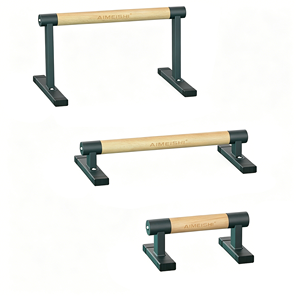 Barras Paralelas de Madera de Haya Sólida de Alta Calidad, Personalizables, para Entrenamiento Muscular, Soporte para Flexiones, para el Hogar y el Estudio - Product Image 1