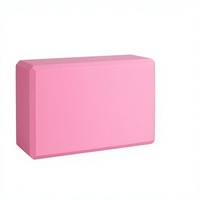 Blocs de yoga en mousse EVA haute densité For Basics - Forme brique 3x9x6 pouces, lot de 2
