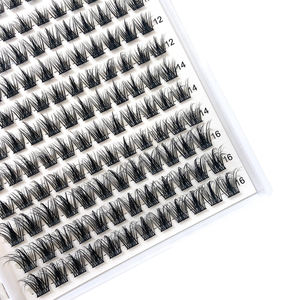 Cruelty Free Vegan Lash Clusters Venta al por mayor Private Label Cluster Lash Bandejas - Product Image 2