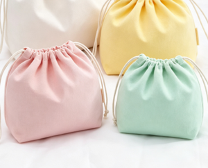 En stock - Pochette de rangement cosmétique portable en toile unie avec fermeture éclair INS - 27x20x8.5CM - Product Image 1