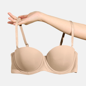 JOGOGO <span class=keywords><strong>Reggiseno</strong></span> Sexy da Donna Personalizzabile all'Ingrosso, con Ferretto, 2 Ganci, in Nylon Spandex, Mezza Coppa, per Signore - Product Image 6