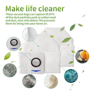 Lot de <span class=keywords><strong>10</strong></span> sacs filtrants de remplacement pour aspirateur compatibles avec l'aspirateur <span class=keywords><strong>ECOVACS</strong></span> <span class=keywords><strong>DEEBOT</strong></span> X1 OMNI Turbo T10 T20 - Product Image 6