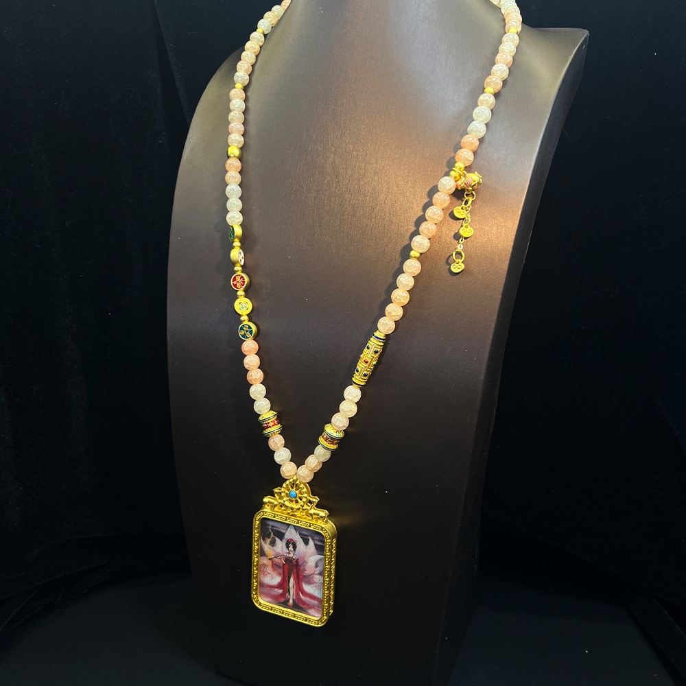 Thangka double face rouge jiao xb35-250303g15-7 multicolore