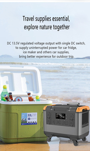 Alimentation portable extérieure 3000W, grande capacité de stockage d'énergie, 220V/110V, station d'alimentation mobile haute puissance - Product Image 6
