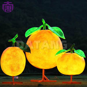 Lámparas Decorativas LED con Motivo de Brillo Naranja para el Día de Año Nuevo, Luces de Navidad IP65 para Jardines, Centros Comerciales, Eventos, Paisajes Culturales - Product Image 6