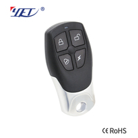 YET2135 Control Remoto de 4 Botones con Código Variable, 433 MHz, Impermeable, Apagado Automático, Indicador LED, Batería de 6V, Automatización del Hogar, Hogar Inteligente
