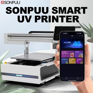 Máy in phun bốn đầu phun Sonpuu 6090UV khổ lớn, in nhãn phẳng, ốp điện thoại, acrylic, nổi 3D, kim loại - Product Image 4