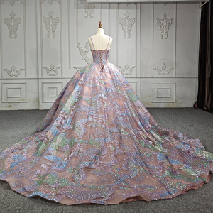 Robes de soirée sans bretelles en perles pour femmes, pour fête de 15 ans, Vestidos De Fiesta Largos Elegantes Y Talla Plus Jancember 6600-1 - Product Image 5