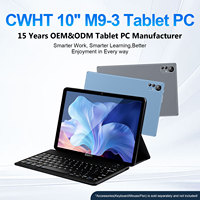 Dukungan OEM ODM Kecepatan Tinggi Tablet PC 10 Inci Android 14 Layar Kapasitif Dual Sim Card Panggilan Telepon 18GB 128GB WIFI 4G dengan Keyboard