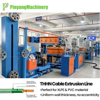 Máquina Extrusora de Cables para Construcción THHN Automática Pinyang, Extrusora para Fabricación de Cables Eléctricos con Revestimiento de Nailon
