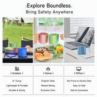 KEITH CC Nouvelle tasse à eau légère intégrée en titane pur, tasse portable couleur titane originale pour usage extérieur et domestique