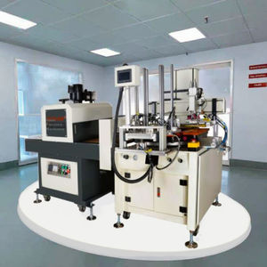 QFW Machine de sérigraphie à durcissement UV <span class=keywords><strong>LED</strong></span> à plateau tournant plat <span class=keywords><strong>automatique</strong></span> Machine de sérigraphie à règle pour étudiants - Product Image 3