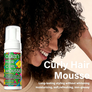 FEO Vente en gros Tenue forte <span class=keywords><strong>pour</strong></span> les <span class=keywords><strong>cheveux</strong></span> <span class=keywords><strong>bouclés</strong></span> Crème coiffante <span class=keywords><strong>pour</strong></span> femmes <span class=keywords><strong>Mousse</strong></span> capillaire avec marque privée - Product Image 5