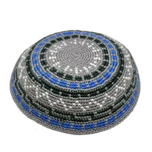 DMC Outdoor and Business Scenes Handmade Crochet Jewish Kipppah Hat for Men Boys and Kids 100% Cotton kippah