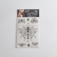 Autocollant de tatouage temporaire 3d fabricant en gros tatouage temporaire personnalisé Autocollants de visage de tatouage au henné