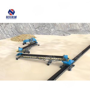 Kum ve çakıl için sanayi dökme malzeme taşıma mobil bant konveyörü taş ocağı agrega konveyör bant - Product Image 5