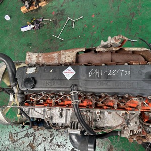 純正中古日本製エンジン 6HH1 12V <span class=keywords><strong>5</strong></span>速ギアボックス付きディーゼルエンジンアッシー いすゞトラック自動車部品システム用 - Product Image 5