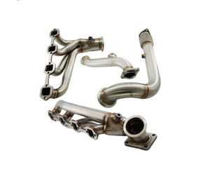ชุดท่อร่วมไอเสีย CARLET DESIGN 5.0L V8 T4 Turbo สำหรับรถฟอร์ดมัสแตง ปี 1979-1993 กำลัง 1000 แรงม้า ผลิตจากสแตนเลส 304SS คุณภาพมาตรฐานอเมริกา - Product Image 1