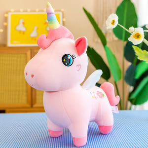 Peluche licorne super douce Kawaii avec rembourrage en coton PP et doublure en maille pour bébé, enfant, coussin de sommeil, poupée - Product Image 6