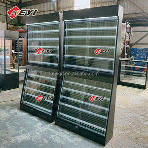 <span class=keywords><strong>Vitrine</strong></span> de présentation de cartes de sport à double face avec porte coulissante verrouillable et éclairage LED pour cartes classées, boutique de cartes à collectionner, présentation de cartes à collectionner - Product Image 3