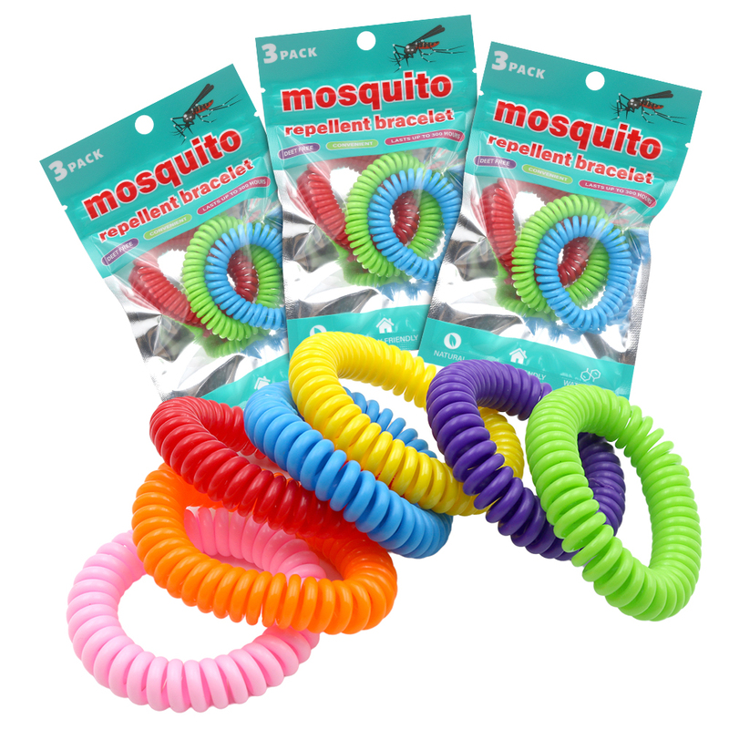 New 3Pack Mosquito Repellent Bracelets DEET