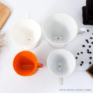 Filtre à café en céramique personnalisable 101-200 ml, ensemble de versement avec filtre conique DF0730 - Product Image 3