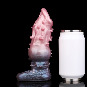 YC-2158 Hollow Dog Knot <b>Dildo</b> Penis Sheath Cock Extender Sleeve Men's Enlargement Sex Toys Condom - Product Image 3