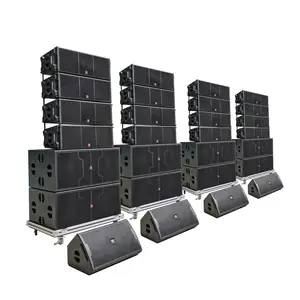 China Factory Passive and Active Line array dual 12 inch sound system Concert /Church Sound/crusade system