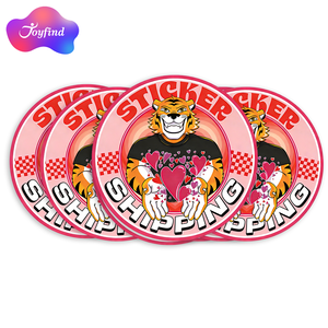 สติกเกอร์โลโก้ของคุณ ฉลากบรรจุภัณฑ์ สติกเกอร์แบบกำหนดเอง<span class=keywords><strong>เป็น</strong></span>ของขวัญ สติกเกอร์กันน้ำแบบไดคัท PVC ม้วนแบบมันเงา สติกเกอร์สำหรับการจัดส่งแบบกำหนดเอง - Product Image 5
