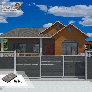 MexyTech Mecofence Porte coulissante automatique pliante en bois composite WPC - Product Image 2