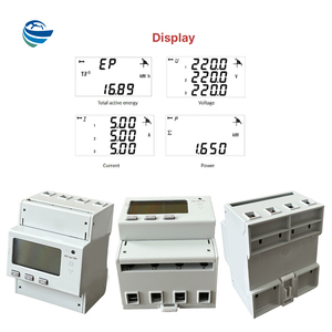 Dễ dàng bấm vào đồng hồ năng lượng wifi cho ban công quang điện Đồng hồ điện Din Rail kỹ thuật số Đồng hồ điện giám sát năng lượng không dây - Product Image 3