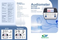 Audiómetro Clínico QA700 de Alta Calidad, Instrumentos Audiométricos que Ofrecen Todas las Capacidades Necesarias para Pruebas de Conducción Aérea y Ósea