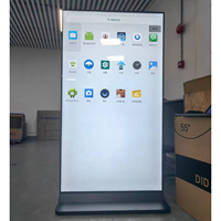 Afficheur LED numérique personnalisé intérieur/extérieur P1.25/P1.5/P1.8/P2.5 pour publicité marketing, écran sur pied pour centre commercial, garantie 5 ans