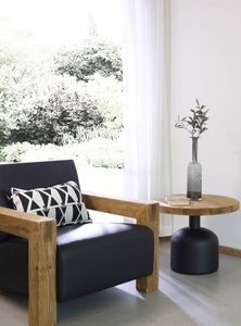 Fauteuil de salon confortable inclinable pour <span class=keywords><strong>une</strong></span> <span class=keywords><strong>personne</strong></span>, canapé noir - Product Image 4