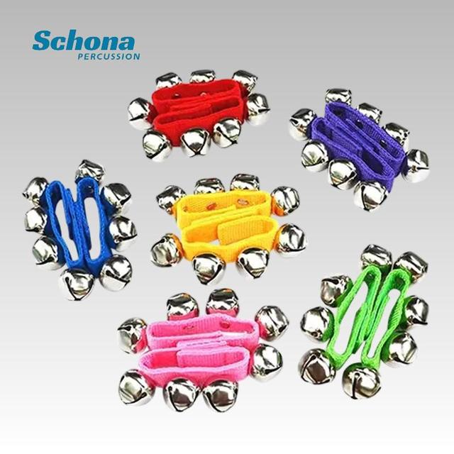 Orff Children's Musical Instrument Colorful Metal Wrist Bell