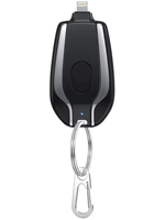 Chargeur portable multifonctionnel W1, mini porte-clés, source d'alimentation d'urgence, chargeur compact avec prise extensible, batterie