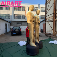 Trophée Oscar gonflable pour la décoration de scène, statue Oscar personnalisée pour les événements