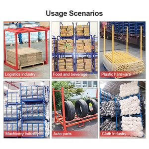 שירות מחסן כבד פלדה מגולוון אחסון פלדה פלדה ערמה מתלה פוסט מזרן/מיסוך - Product Image 6