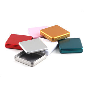 Коробка для хранения чайного печенья, металлическая жестяная наклейка для ногтей - Product Image 1