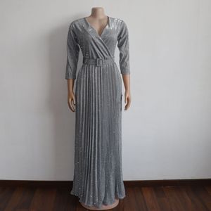 Elegantes Vestidos Maxi Plisados de 3 Colores para Mujer, Ideales para Fiestas - Product Image 3